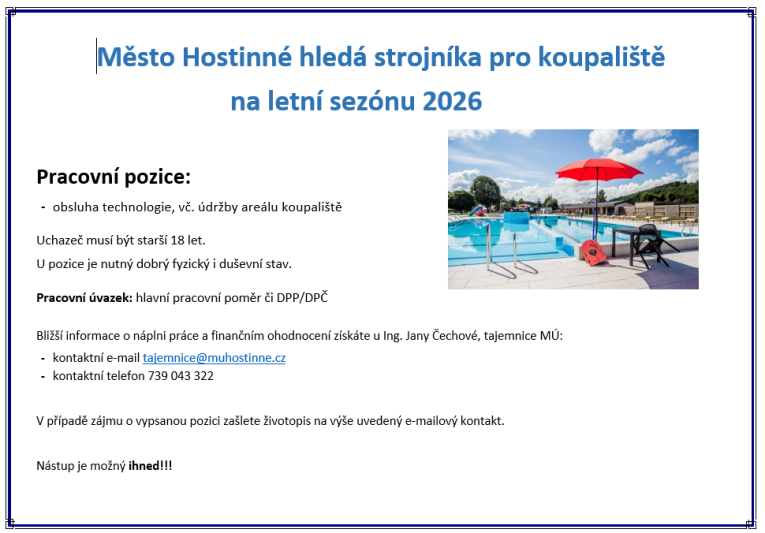 Technik koupaliště